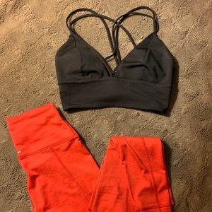 NWOT Lululemon pushing limits bra